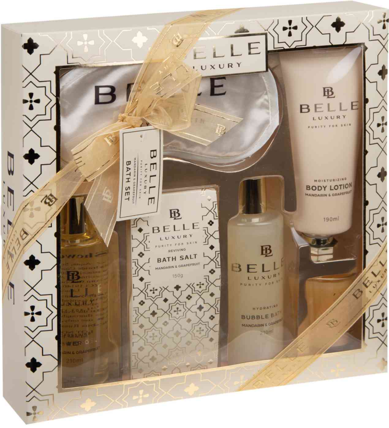 Подарочный набор женский Belle Luxury Мандарин и грейпфрут