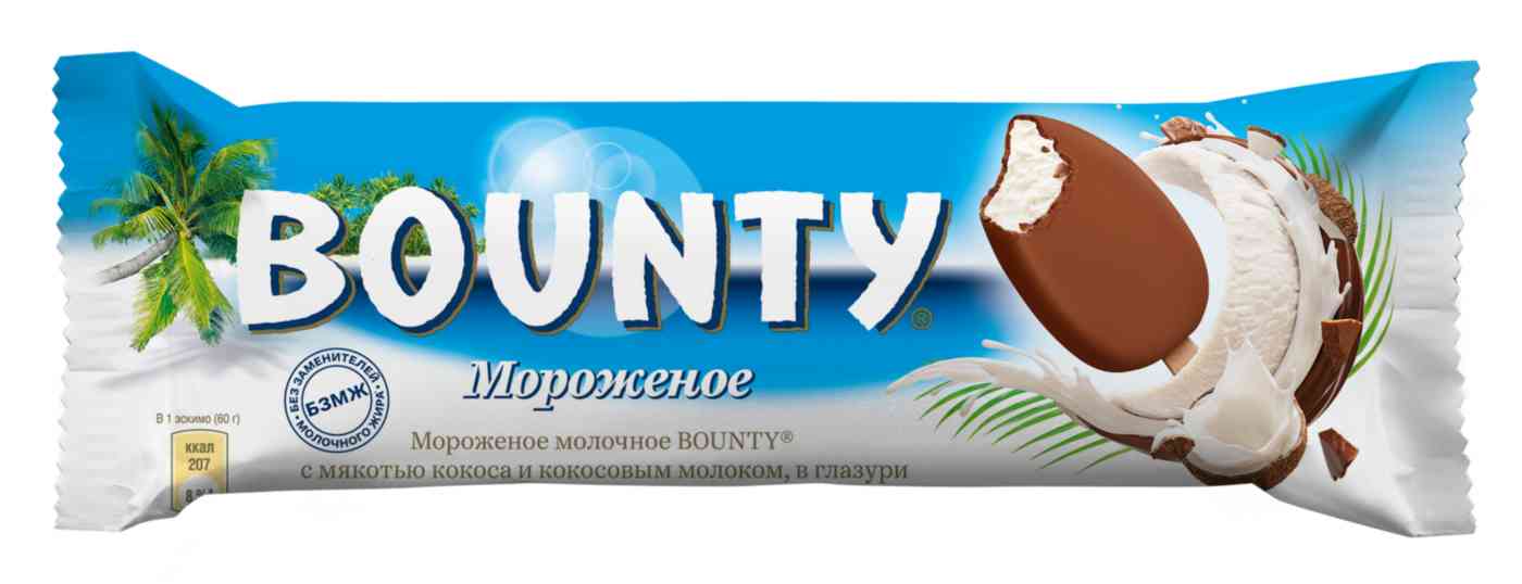Мороженое BOUNTY эскимо