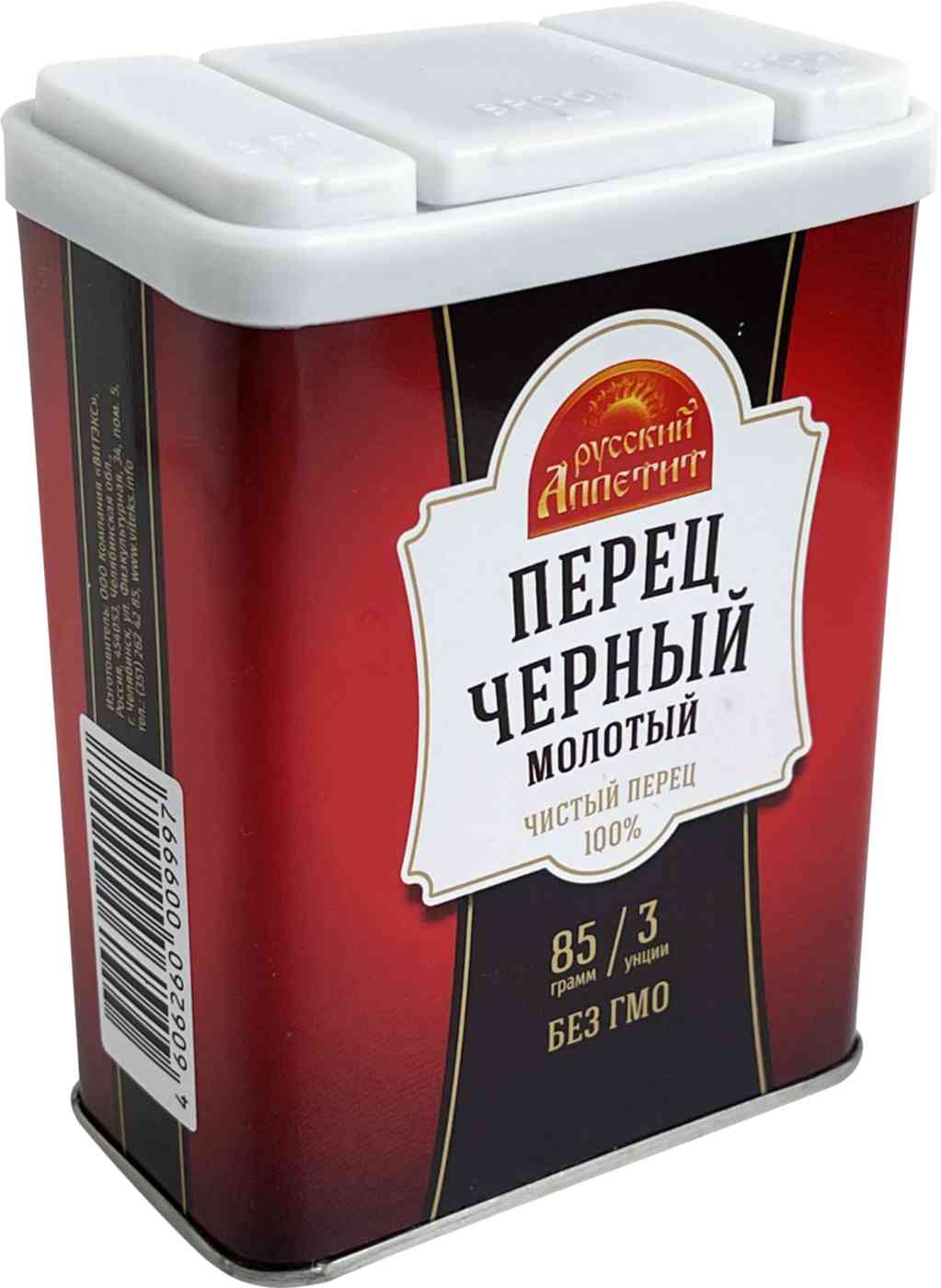 

Перец черный молотый Русский аппетит