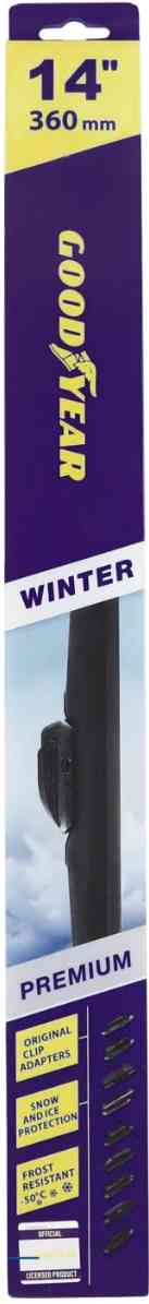 

Щётка стеклоочистителя бескаркасная зимняя Goodyear Winter Premium 14"