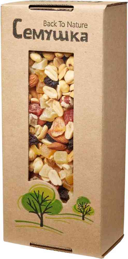 Смесь орехов с цукатами и арахисом Семушка
