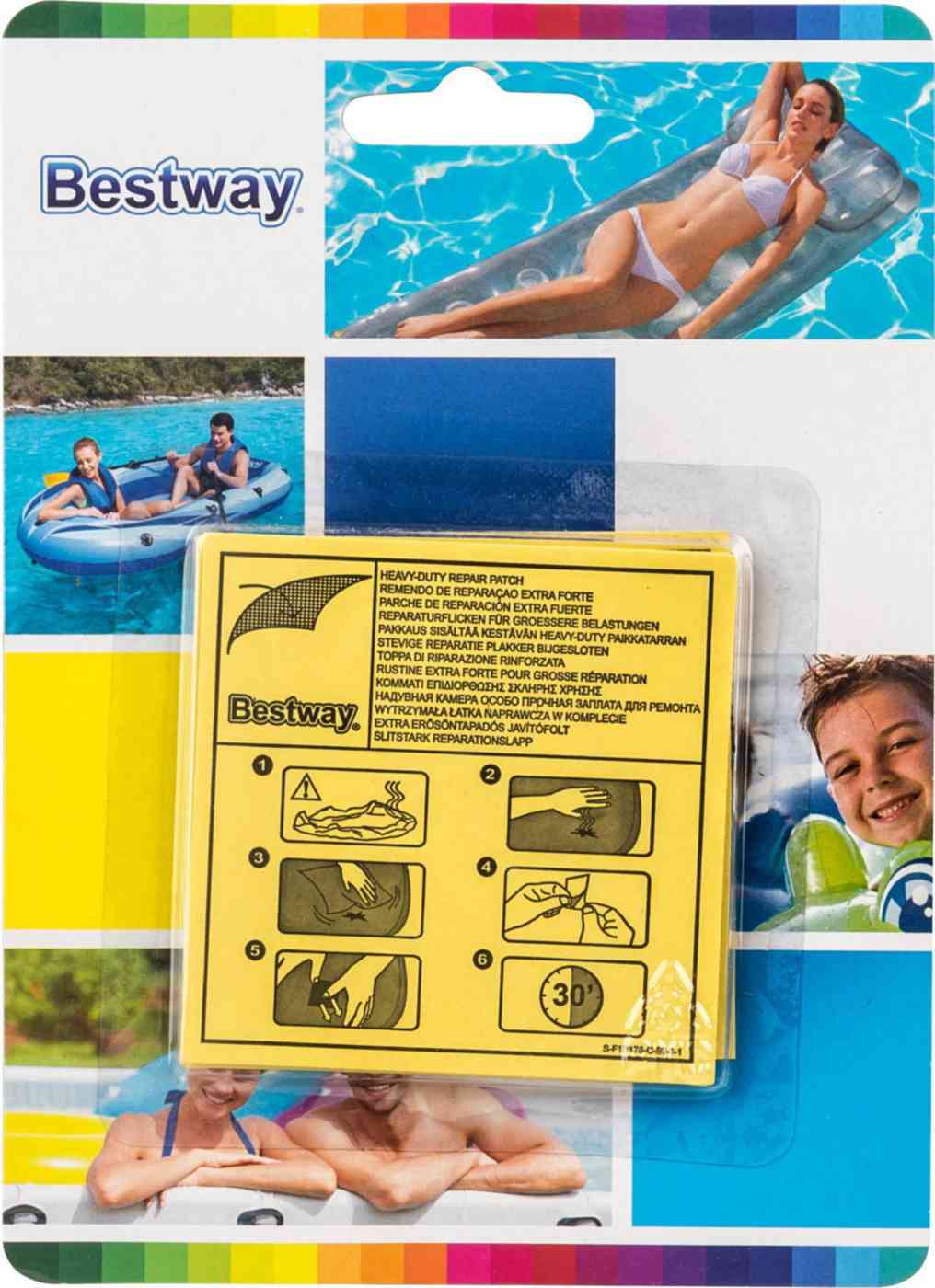 

Самоклеющиеся заплаты для ремонта бассейна Bestway