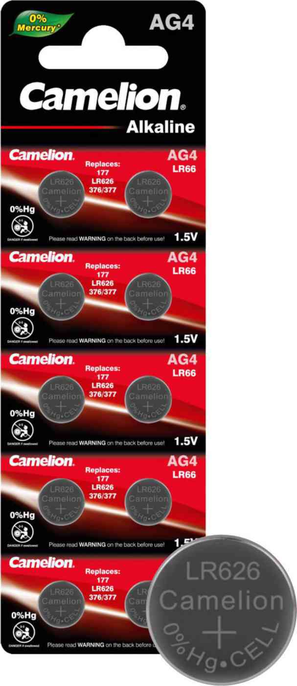

Батарейки алкалиновые Camelion 377A/LR626/177