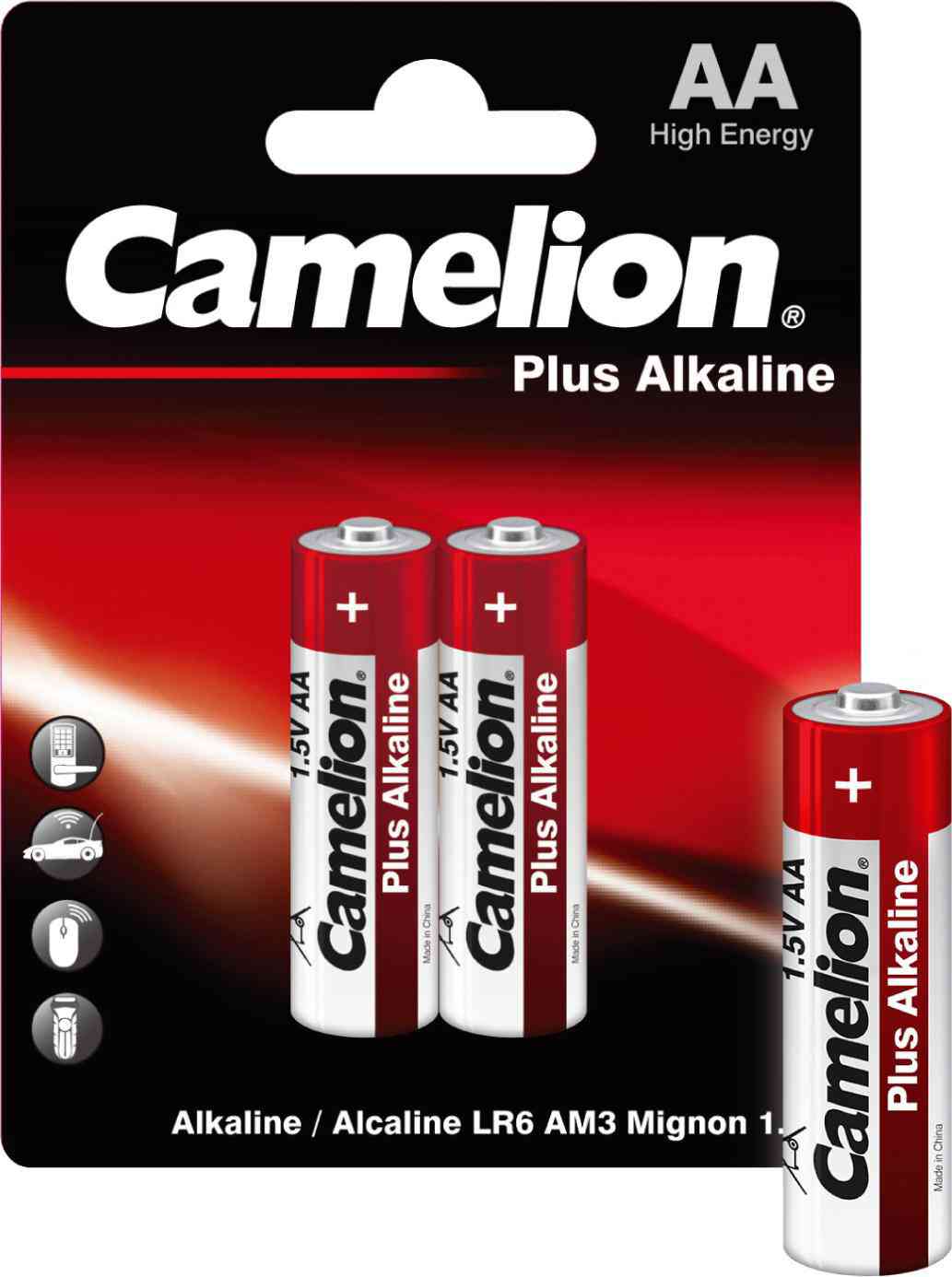 

Батарейки алкалиновые Camelion LR6-BP2