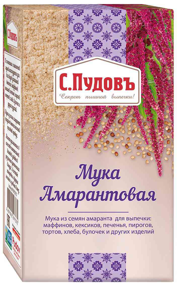 Мука амарантовая С Пудовъ 172₽