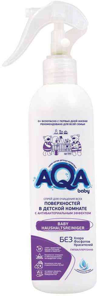 

Спрей для очищения всех поверхностей в детской комнате AQA baby