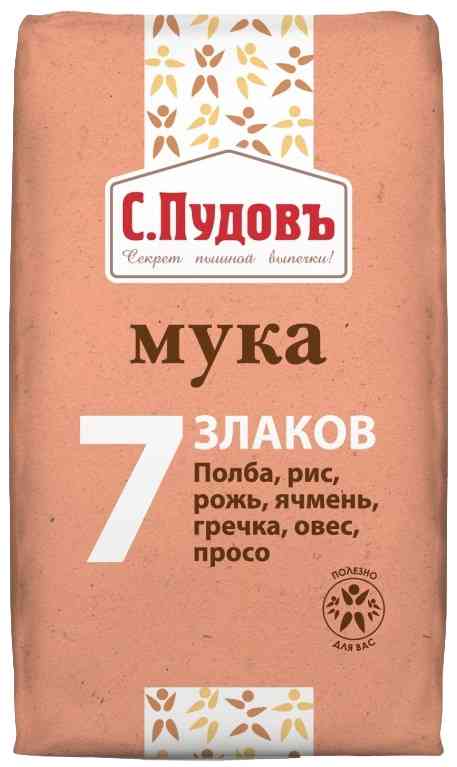 Мука многозлаковая С Пудовъ 147₽