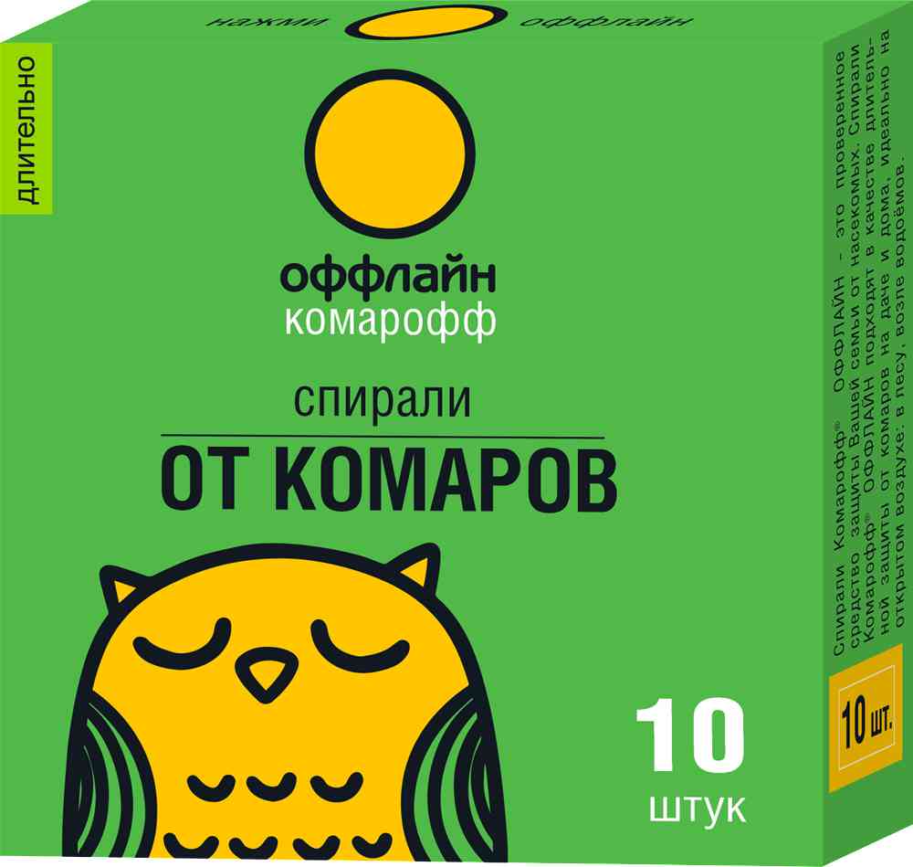 

Спирали от комаров Комарофф