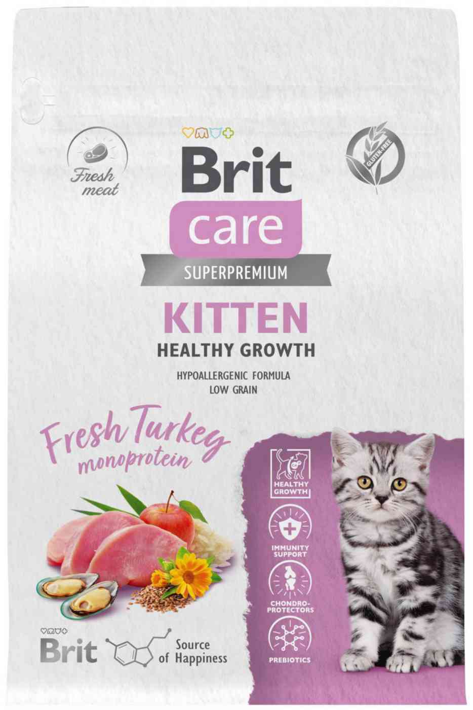 

Сухой корм для котят и беременных и кормящих кошек Brit