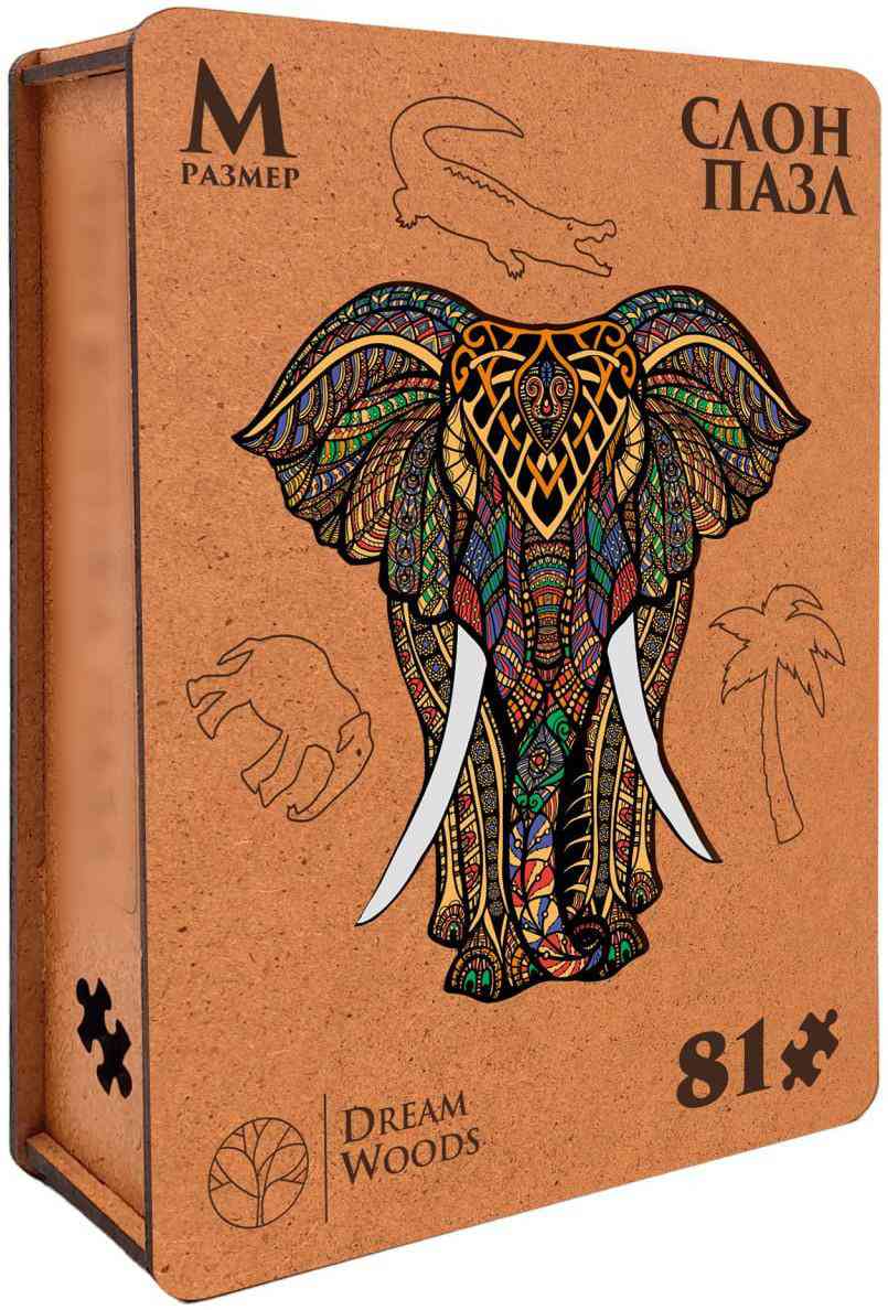 

Пазл фигурный Dream Woods Слон