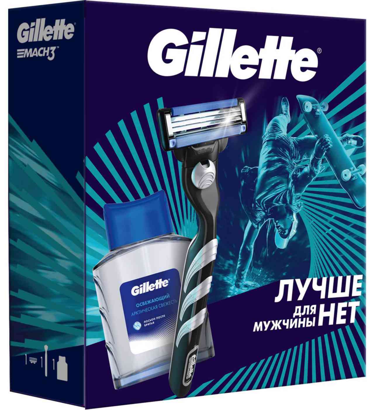 

Подарочный набор мужской Gillette