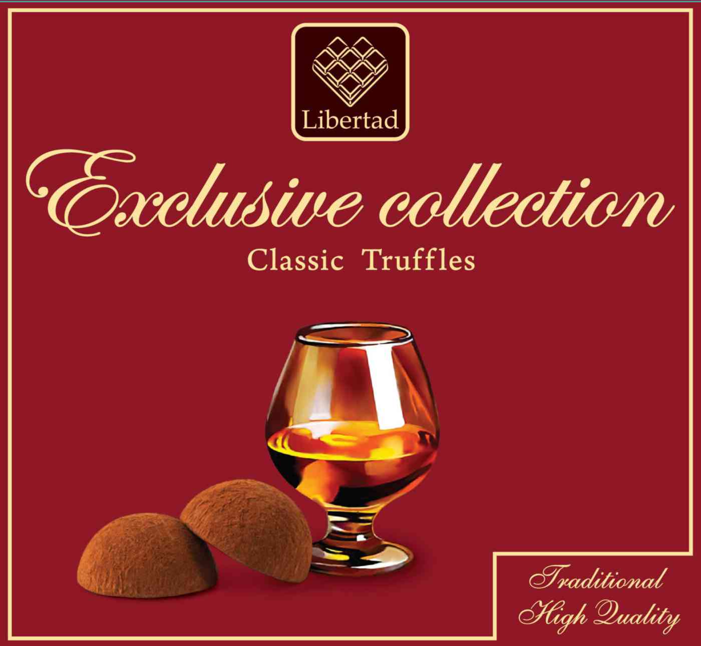 Набор конфет Libertad Трюфели со вкусом виски