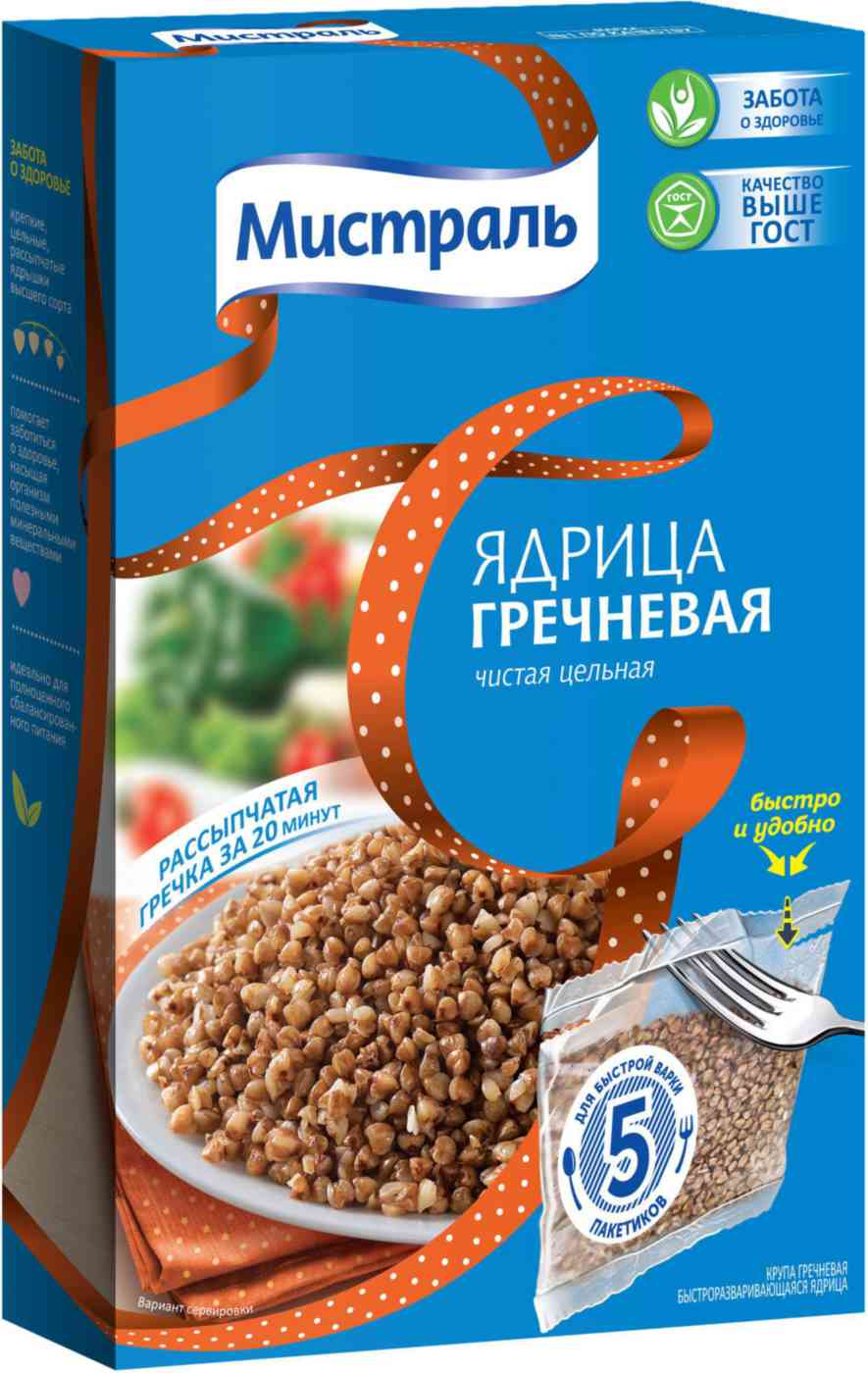 

Крупа гречневая Мистраль