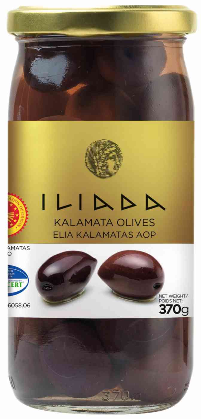 

Оливки Iliada каламата с косточкой