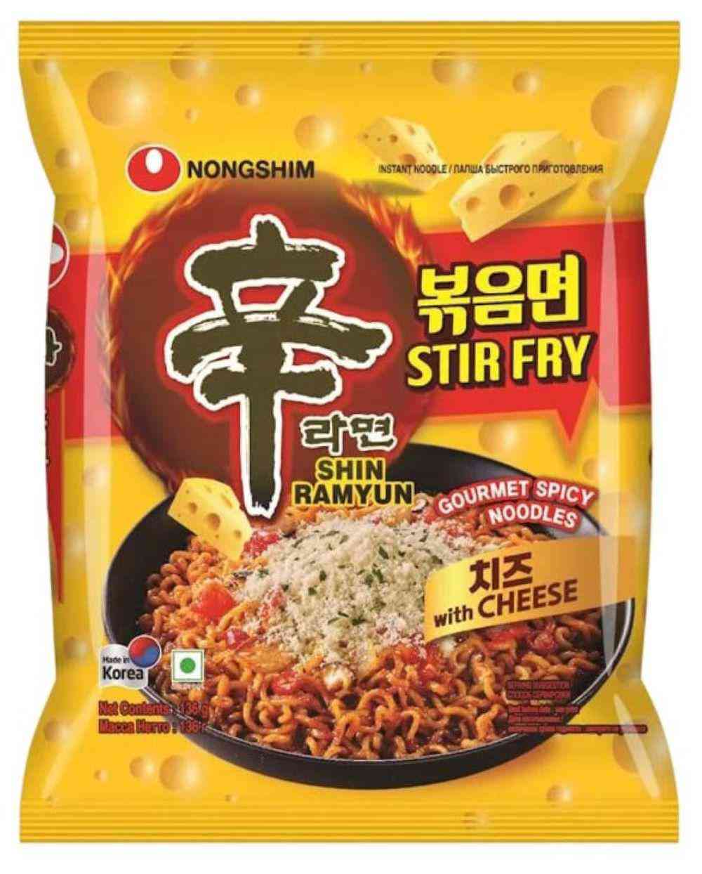 Лапша Nongshim Шин Рамен стир-фрай с сыром