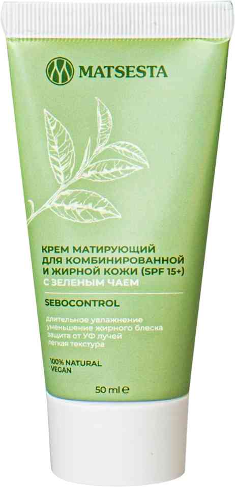 

Крем для комбинированной и жирной кожи матирующий Matsesta