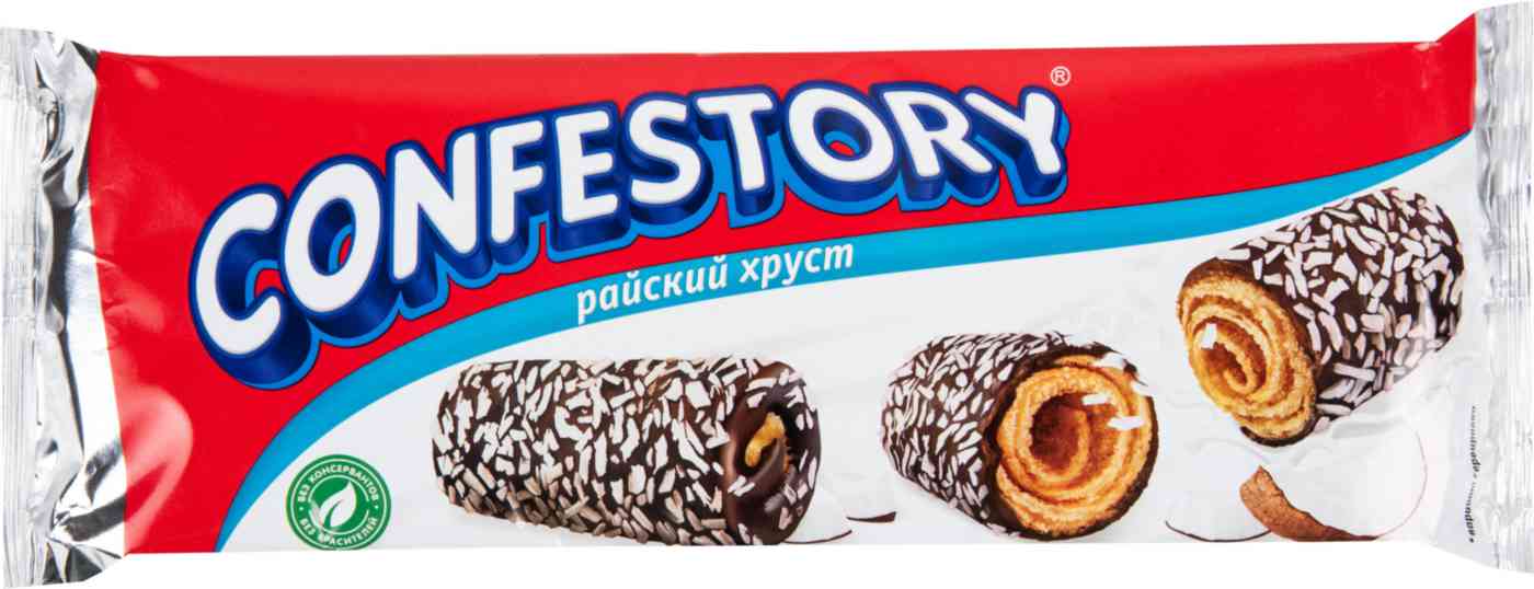

Вафельные рулетики Confestory
