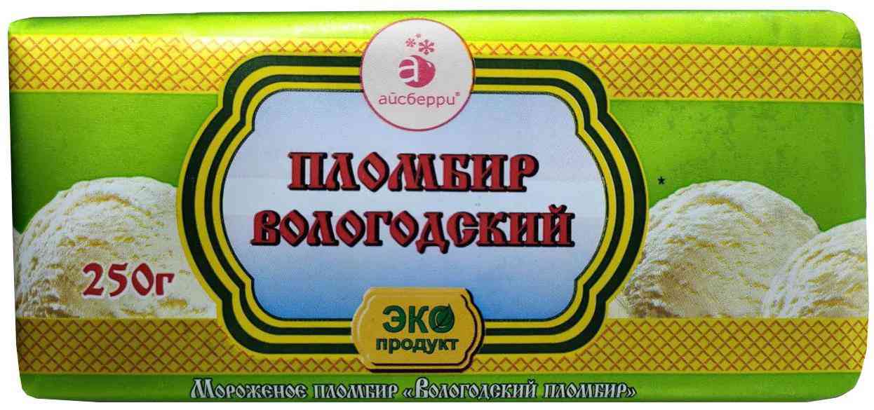 

Мороженое пломбир Айсберри Сливочный 15%