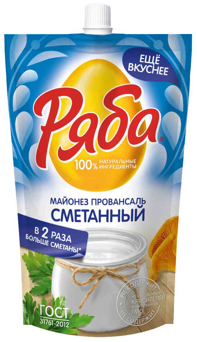 Майонез сметанный Ряба