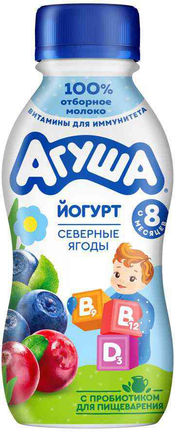 

Йогурт питьевой Агуша