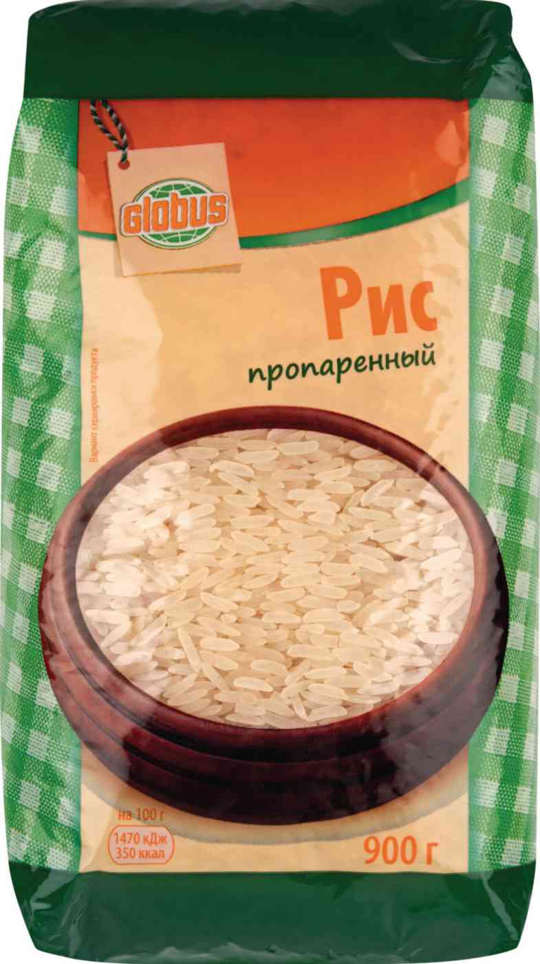 

Рис Глобус пропаренный