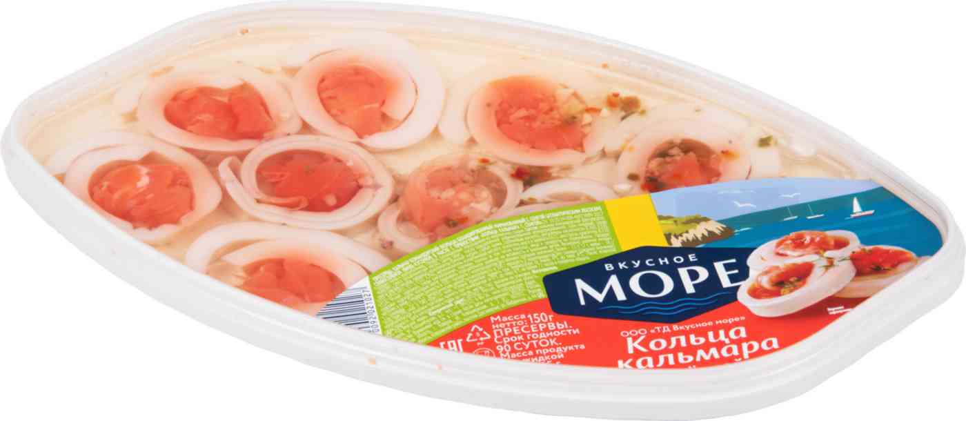 Кольца кальмара  Вкусное море