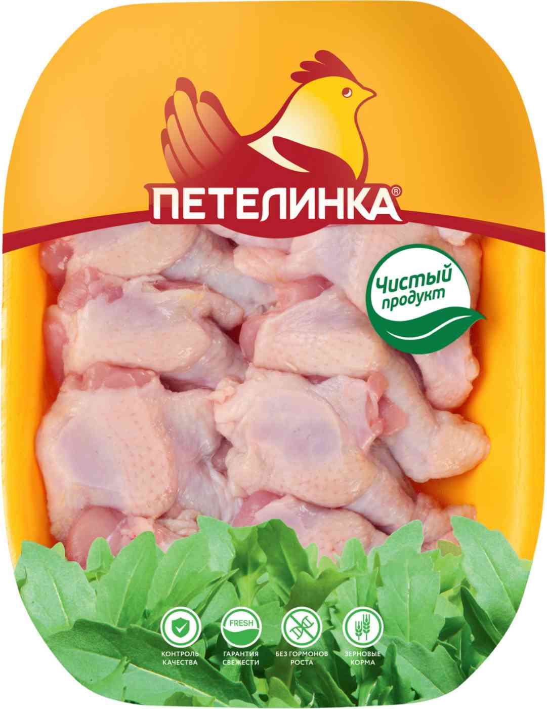 Крыло цыплят-бройлеров охлажденное Петелинка плечевая часть уп 373₽