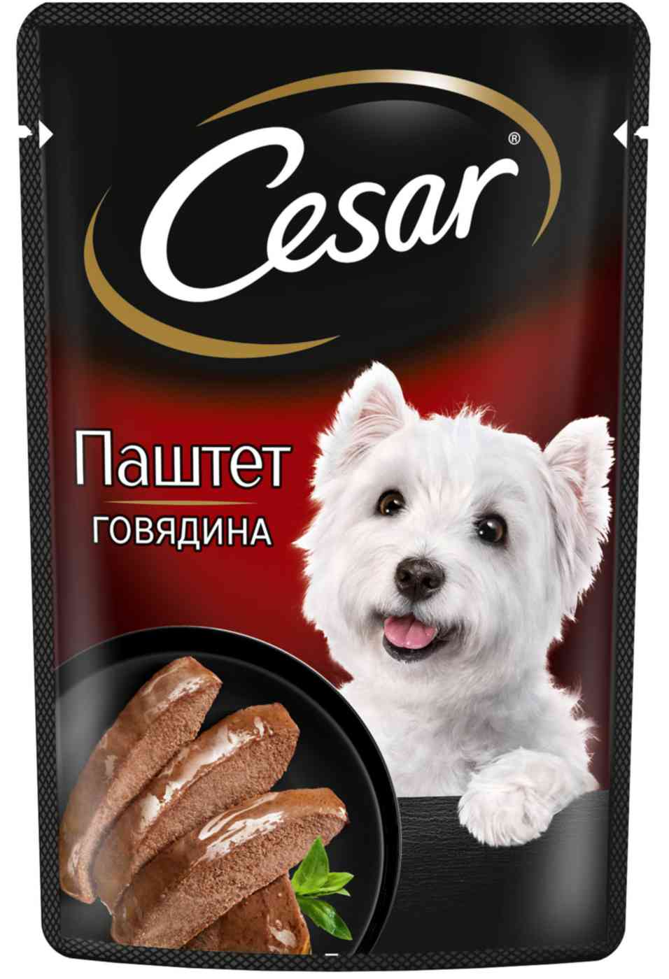 Влажный корм для взрослых собак  Cesar