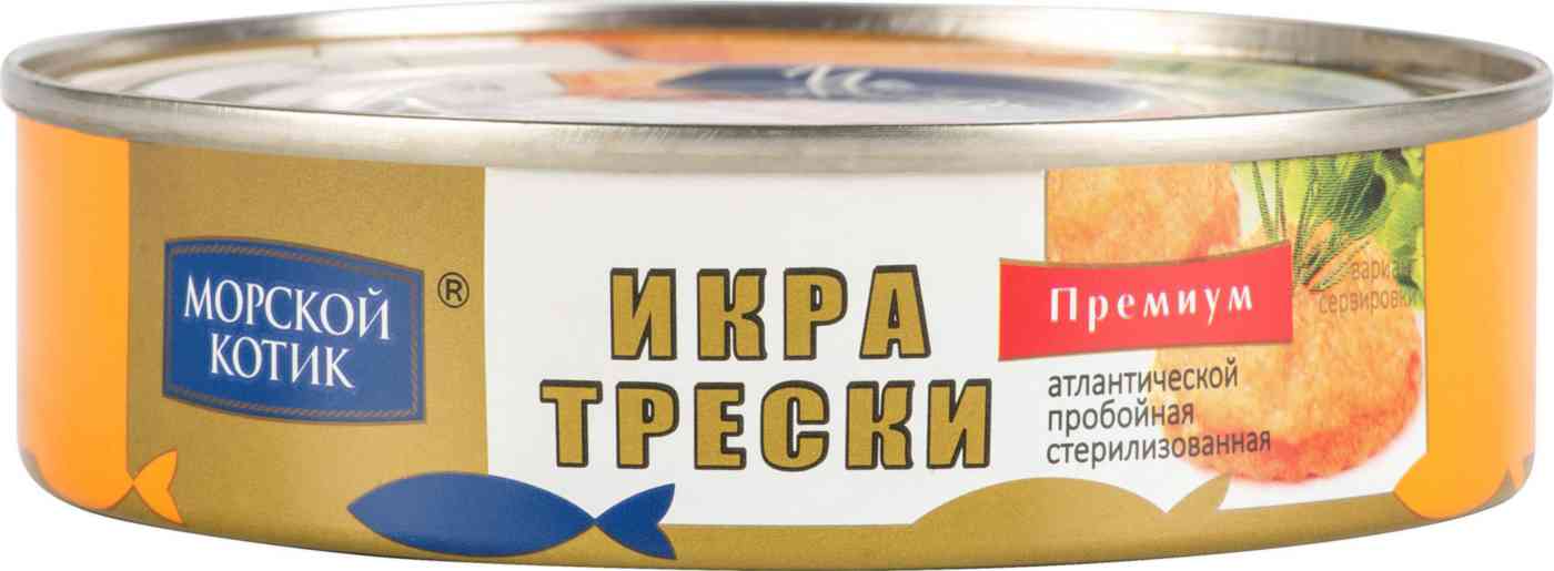 Икра трески Морской котик 152₽