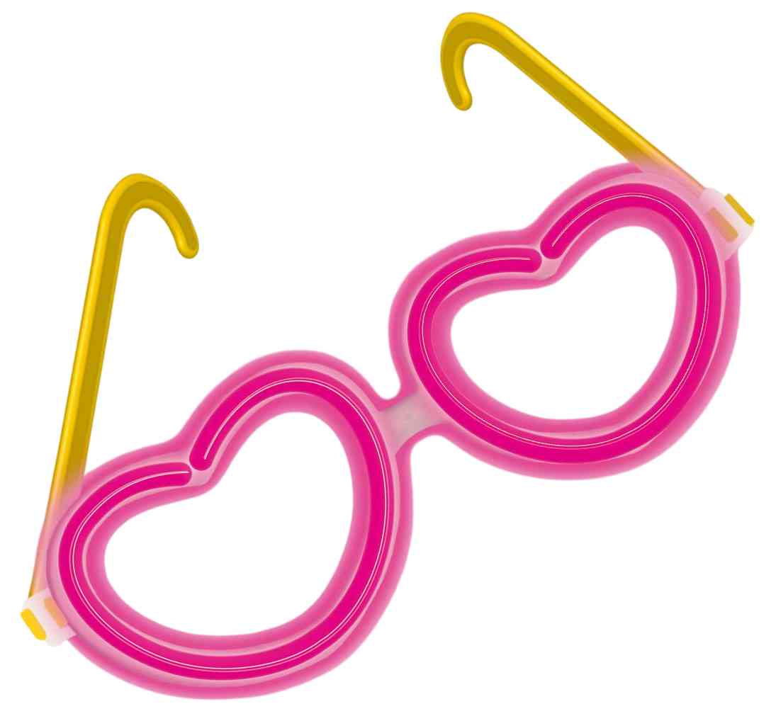 

Очки маскарадные Partymania Сердечки в ассортименте