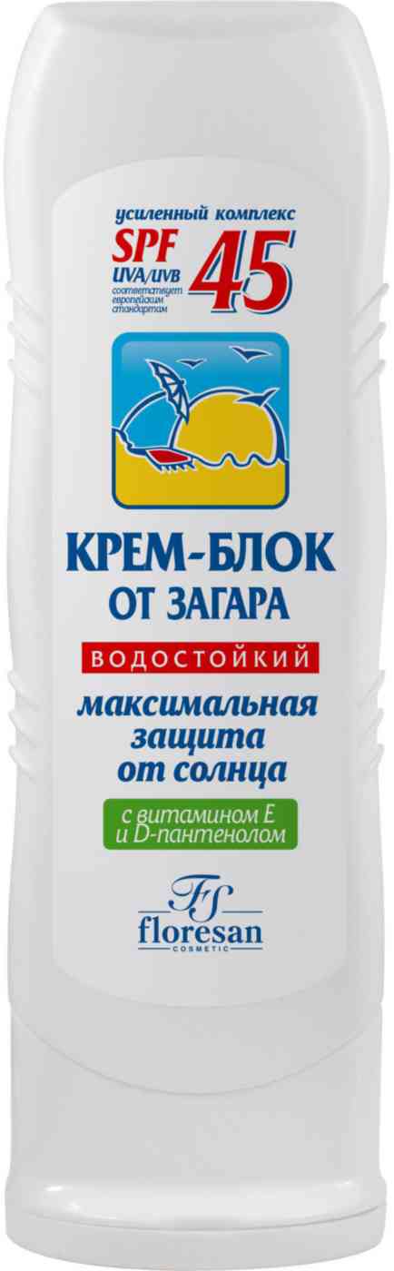

Крем-блок от загара водостойкий Floresan