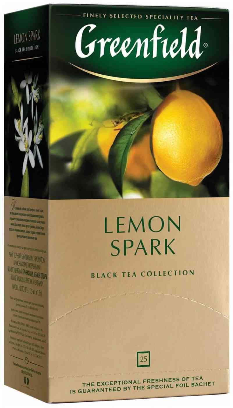 Чай черный Greenfield Lemon Spark