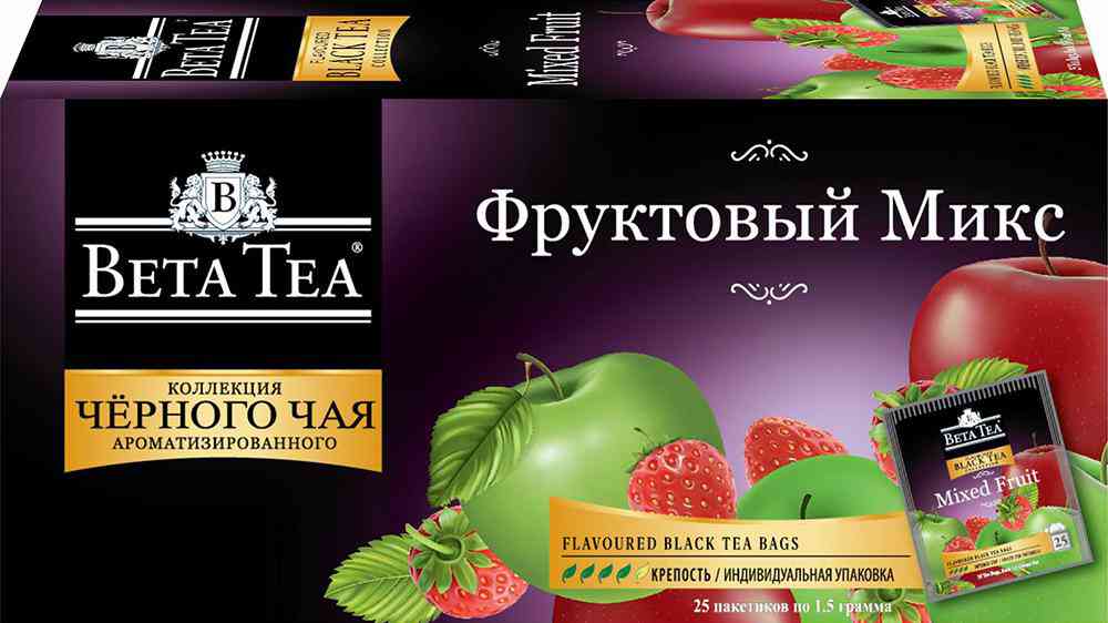 Чай черный Beta Tea Фруктовый микс