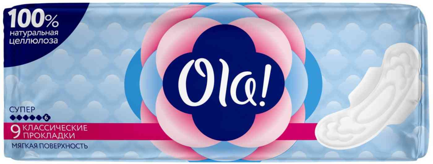 

Прокладки гигиенические Ola! супер
