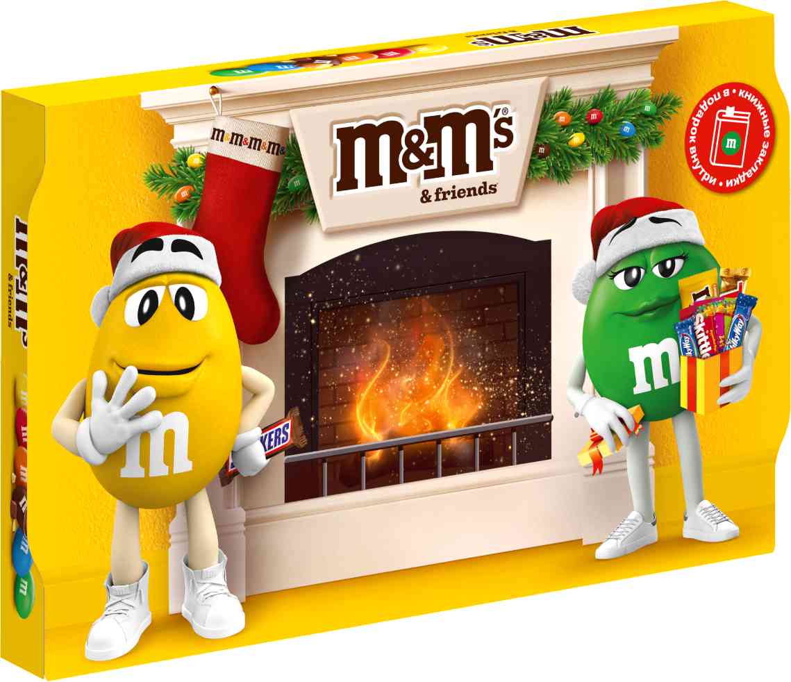 

Новогодний детский подарок M&M's & Friend's Камин