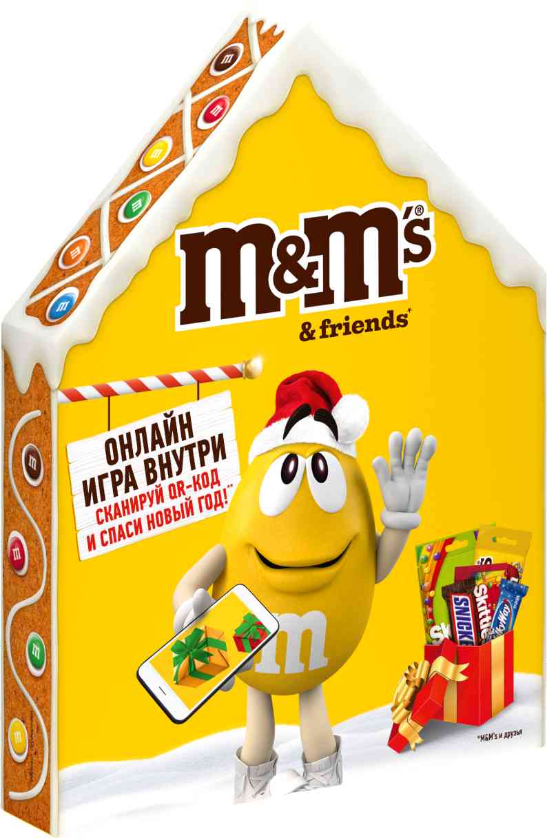 

Новогодний детский подарок M&M's & Friend's Пряничный домик