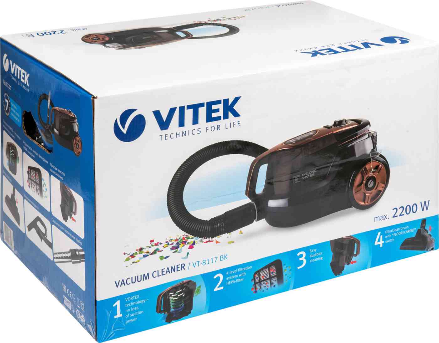 Л vt. Пылесос Vitek VT-8117 BK. VT - 8117 пылесос. Пылесос Витек Вт 8117 фильтр грубой очистки.