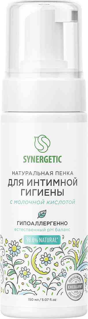 

Пенка для интимной гигиены натуральная Synergetic