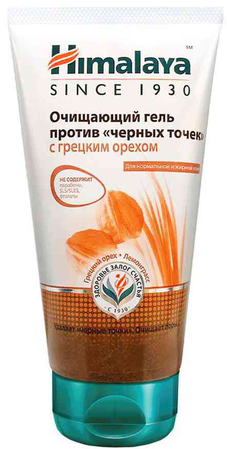 

Гель против черных точек очищающий Himalaya