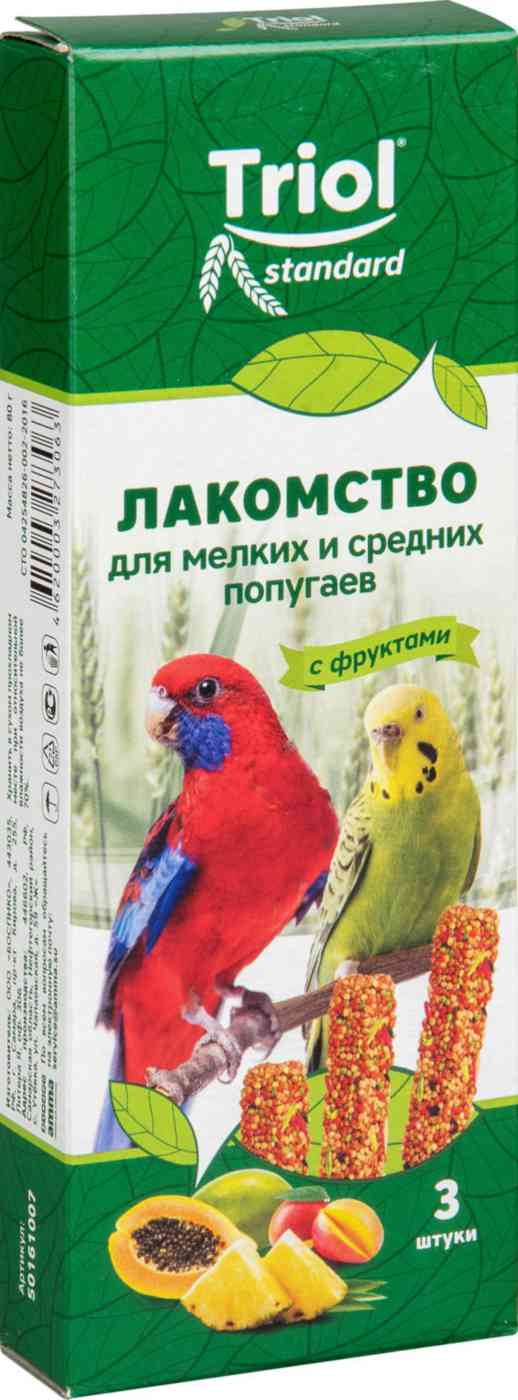

Лакомство для мелких и средних попугаев Triol