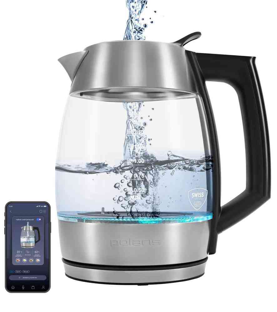 

Чайник электрический Polaris PWK 1701CGLD WI-FI IQ Home EVO