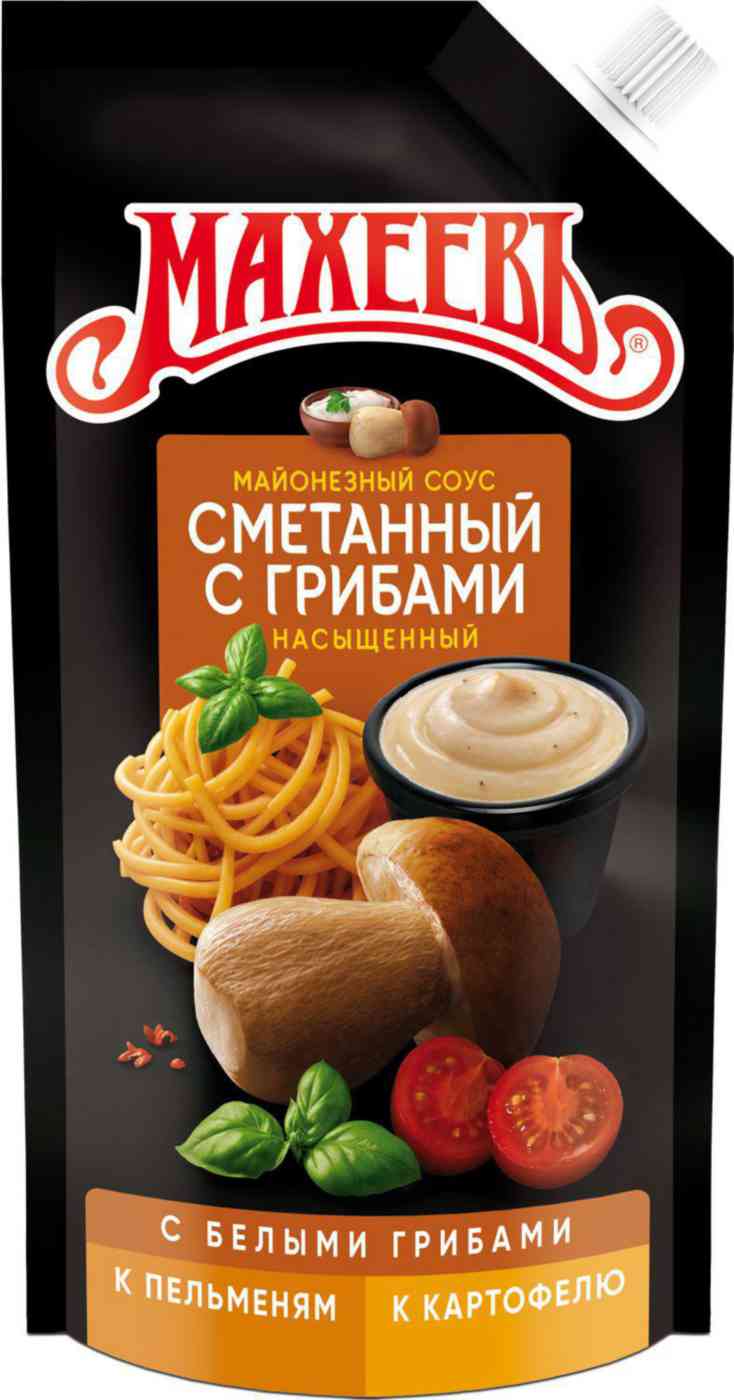 

Соус Махеевъ сметанный с грибами