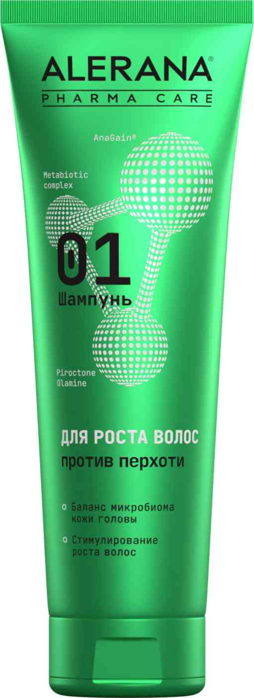 

Шампунь для роста волос Alerana Pharma Care 01 против перхоти