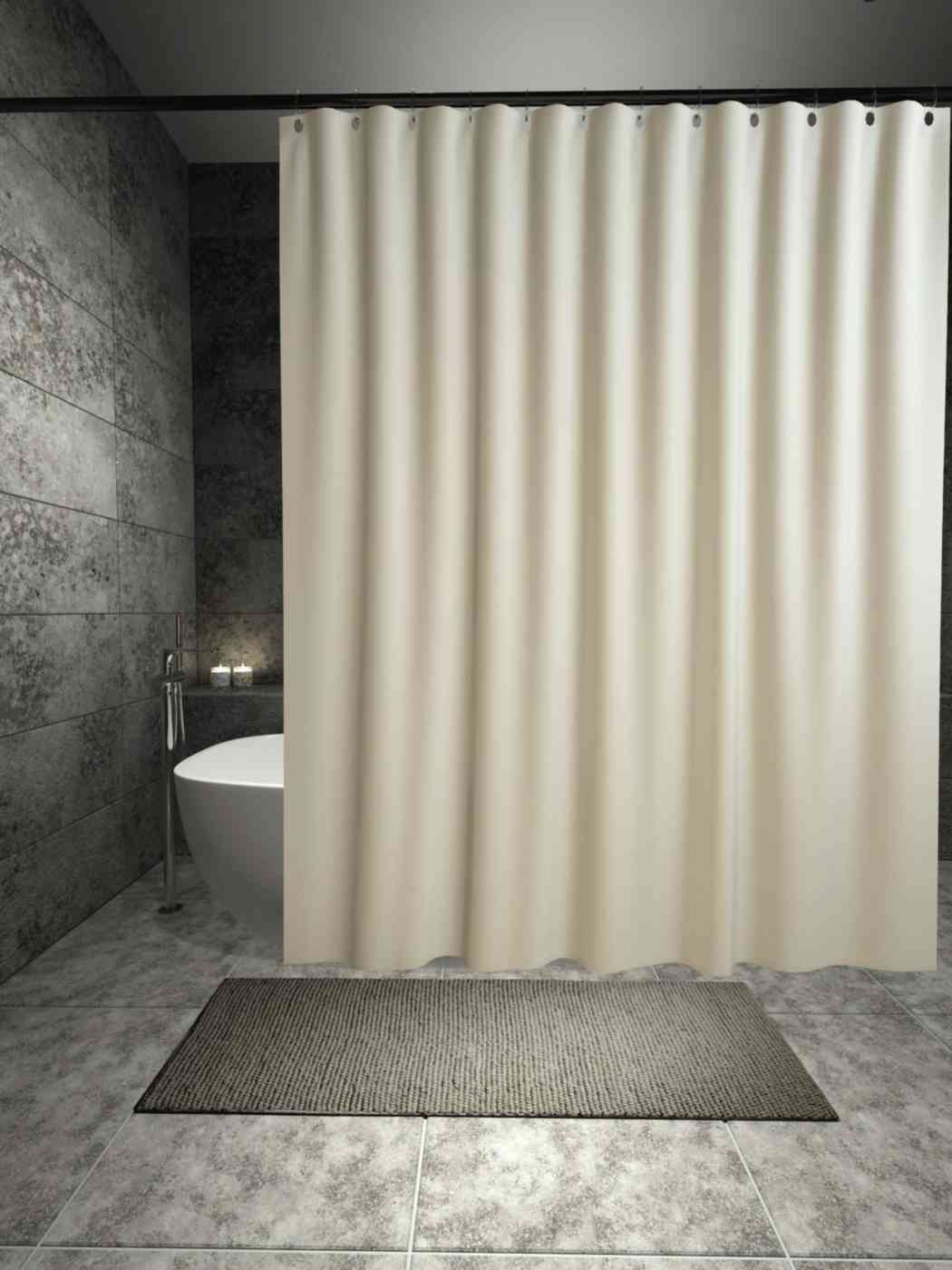 

Штора для ванной, цвет бежевый