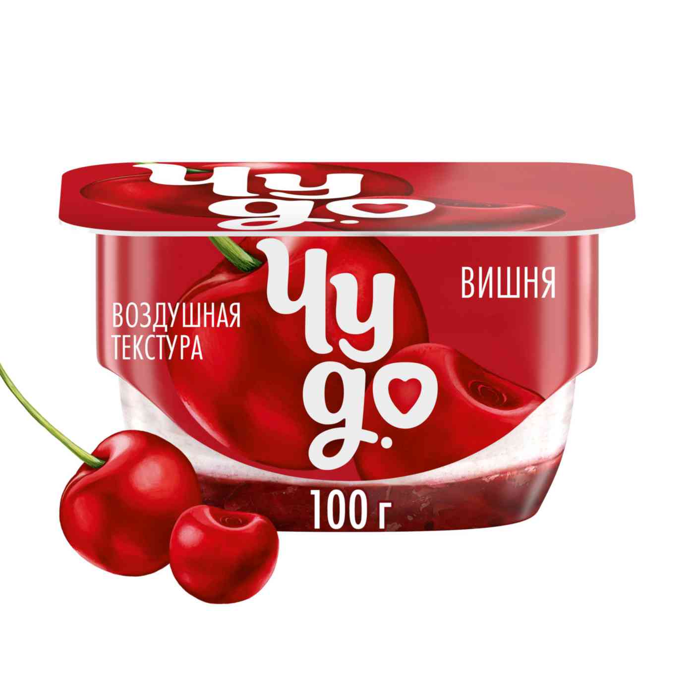 Десерт творожный двухслойный Чудо вишня 42 70₽