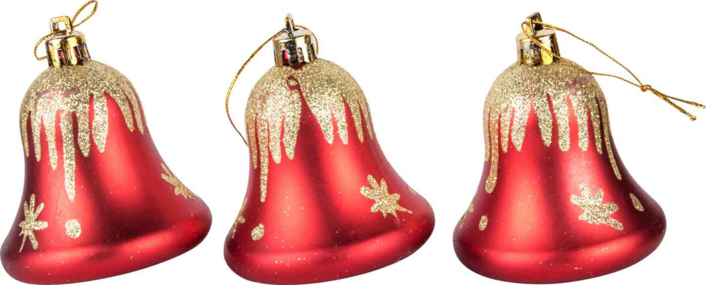 

Набор ёлочных украшений Колокольчики красные