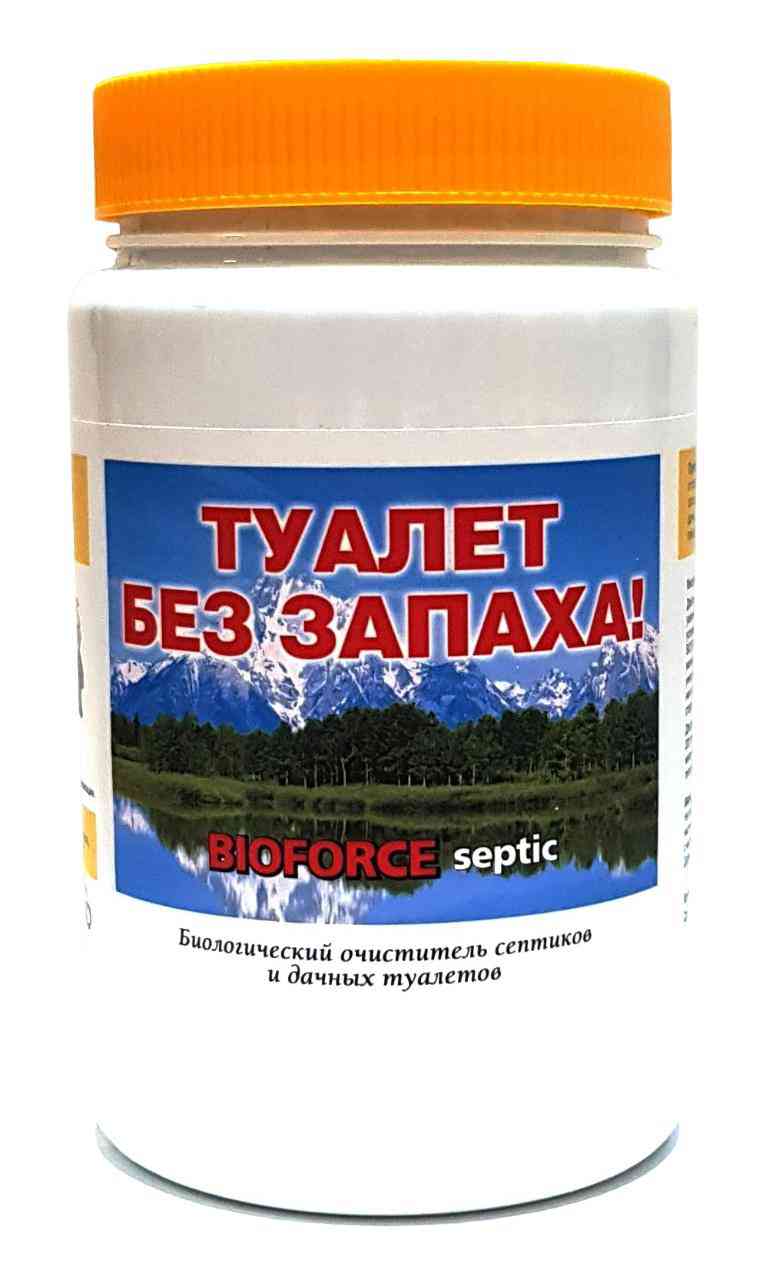 Средство для септиков и дачных туалетов septic 500 г bioforce bb 003