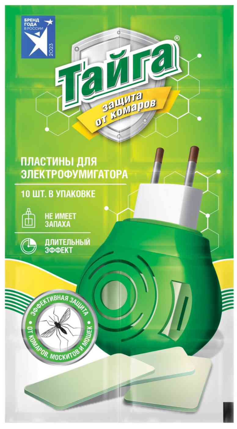

Пластины от комаров Тайга