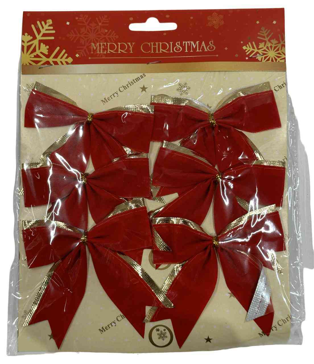 

Набор ёлочных украшений Банты красные