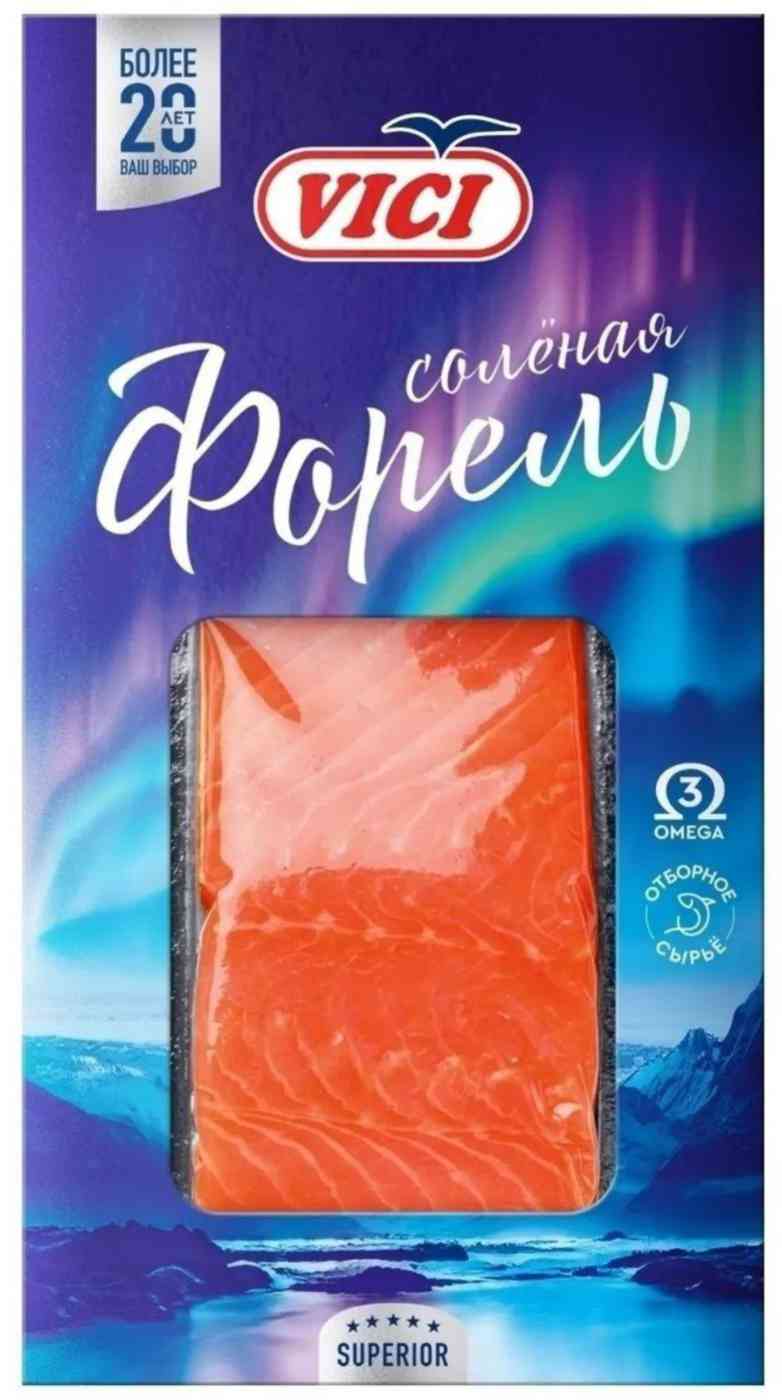 

Форель радужная слабосоленая Vici